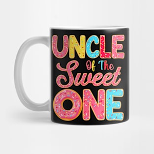 Uncle Of The Sweet One 1St Birthday Donut Family Mug